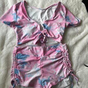 PCHEE BUM shorts and top set